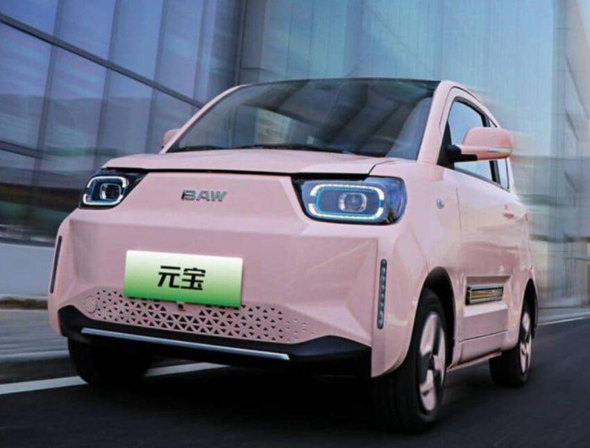 BAW元宝电动迷你车在中国上市，起价5,060美元